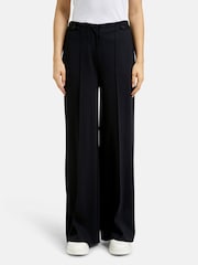 Smith & Soul Blue Wide Leg Jersey Trousers - Image 2 of 5