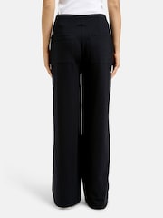 Smith & Soul Blue Wide Leg Jersey Trousers - Image 3 of 5