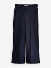 Smith & Soul Blue Wide Leg Jersey Trousers - Image 5 of 5
