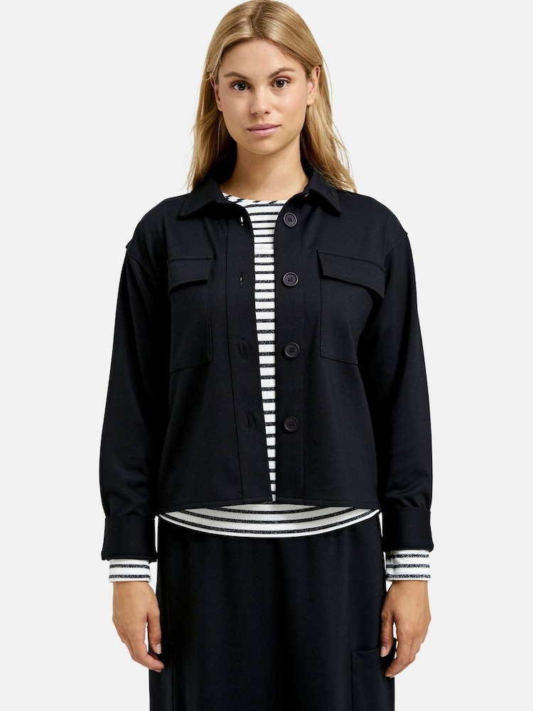 Smith & Soul Blue Collared Jersey Jacket - Image 2 of 5