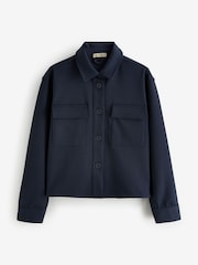 Smith & Soul Blue Collared Jersey Jacket - Image 5 of 5