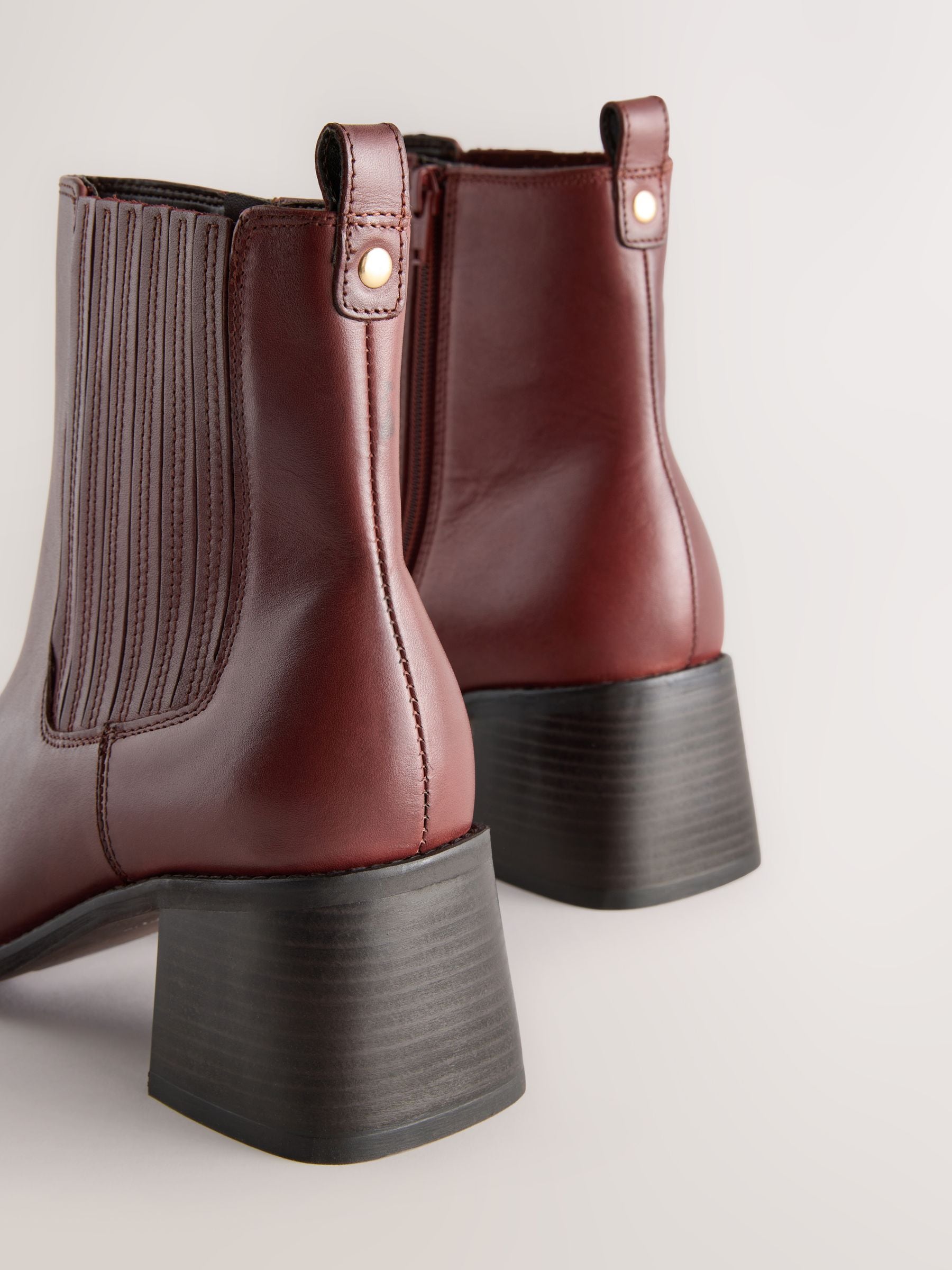 Buy Burgundy Red Standard/Wide Fit Forever Comfort® Leather Square