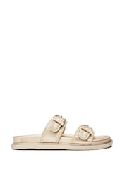 Moda in Pelle Kerriki Flat Sandals With Whip Stitch Detail - Image 2 of 4