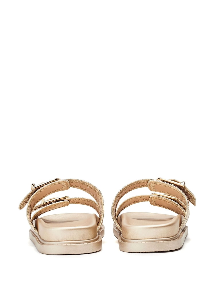 Moda in Pelle Kerriki Flat Sandals With Whip Stitch Detail - Image 4 of 4