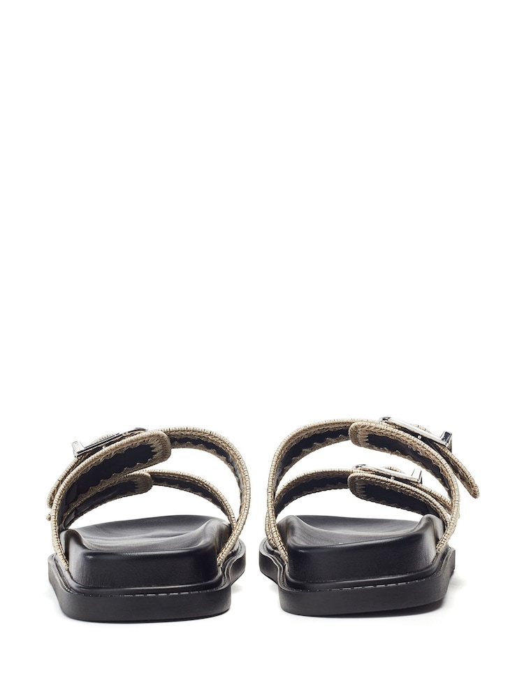 Moda in Pelle Kerriki Flat Sandals With Whip Stitch Detail - Image 4 of 4