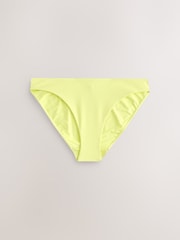 White Floral/Lime - Spodnji del bikinija z visokimi nogami 2 komplet - Slika 7 iz 9