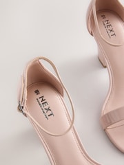 Nude Standard/Wide Fit Forever Comfort® Block Heel Sandals - Image 10 of 10