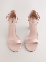 Nude Standard/Wide Fit Forever Comfort® Block Heel Sandals - Image 7 of 10