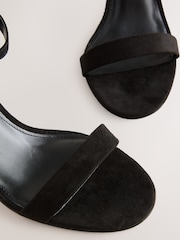 Black Standard/Wide Fit Forever Comfort® Block Heel Sandals - Image 10 of 10