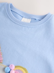 Blue Unicorn Short Sleeve T-Shirt (3mths-7yrs) - Image 3 of 5