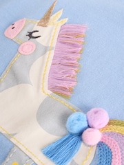 Blue Unicorn Short Sleeve T-Shirt (3mths-7yrs) - Image 4 of 5