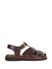 Dune London Black Lisherman Fisherman Chunky Sandals - Image 2 of 6