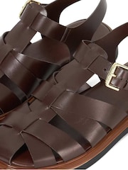 Dune London Black Lisherman Fisherman Chunky Sandals - Image 6 of 6