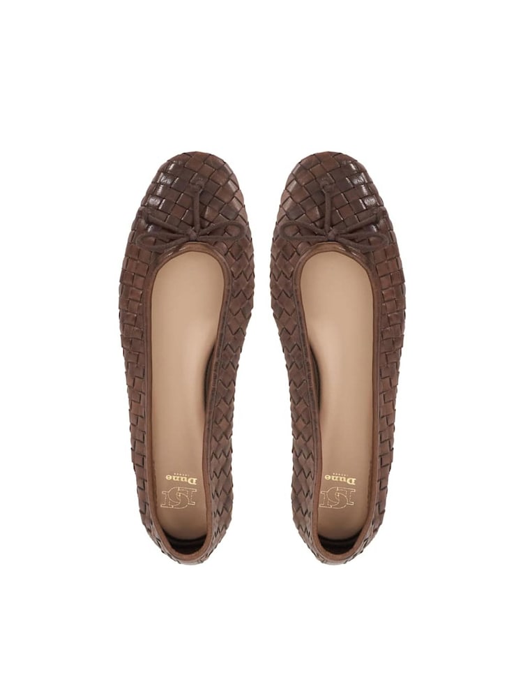 rjava - Dune London Heat Woven balerinke čevlji - Slika 1 iz 6 rjava - Dune London Heat Woven balerinke čevlji - Slika 1 iz 6