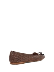 Коричневый - Балетки Dune London Heat - Изображение 4 из 6