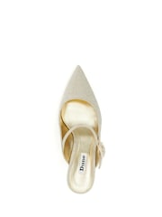 Dune London Gold Chronicles Buckle Open Stiletto Heels - Image 5 of 6