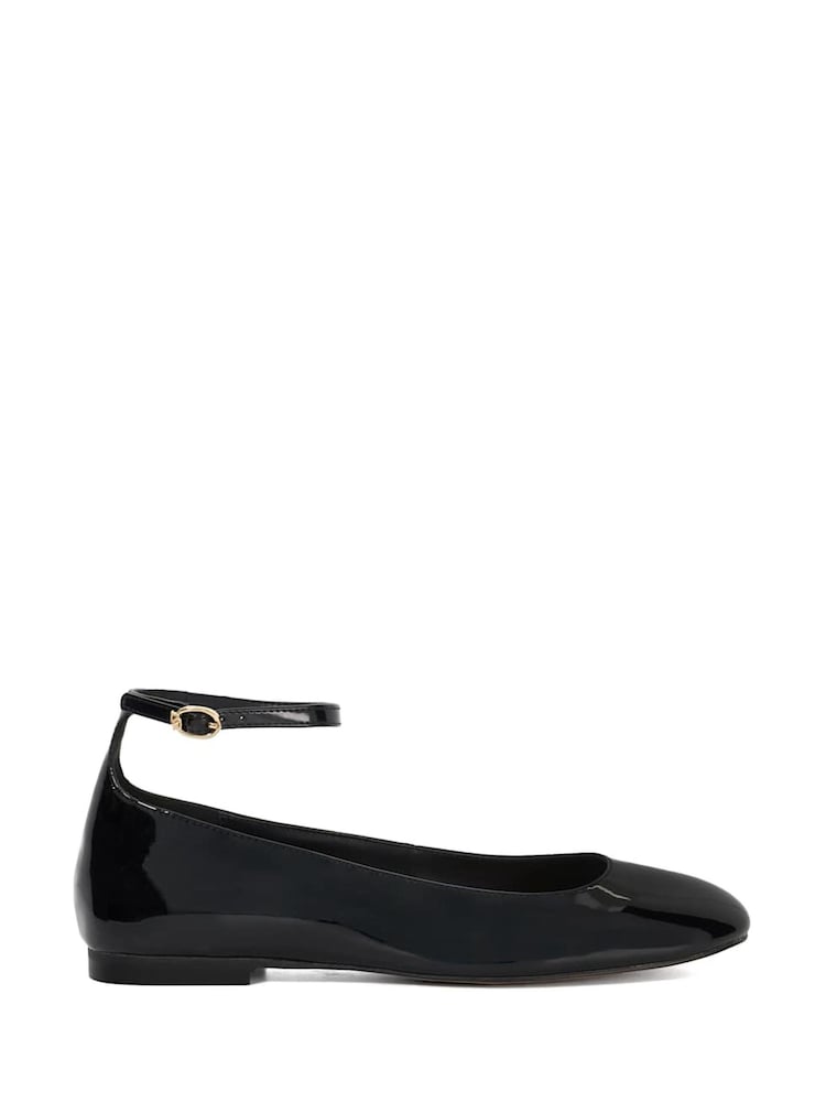 črna - Dune London Hoop Ankle Strap Ballet čevlji - Slika 2 iz 6