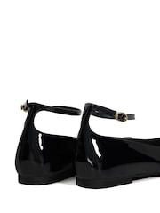 črna - Dune London Hoop Ankle Strap Ballet čevlji - Slika 5 iz 6