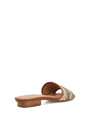 Dune London Natural Leti Flora Slider Sandals - Image 4 of 6