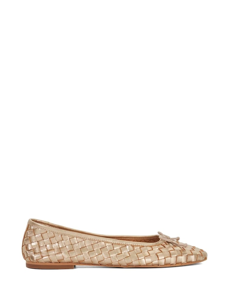 Золотой - Балетки Dune London Heat - Изображение 2 из 6