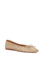 Золотой - Балетки Dune London Heat - Изображение 3 из 6