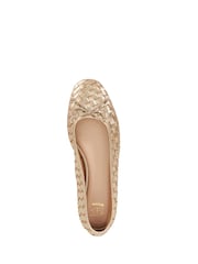 Золотой - Балетки Dune London Heat - Изображение 5 из 6