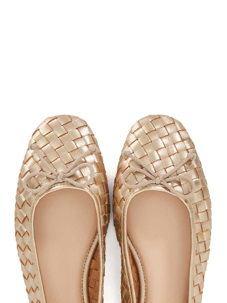 Золотой - Балетки Dune London Heat - Изображение 6 из 6