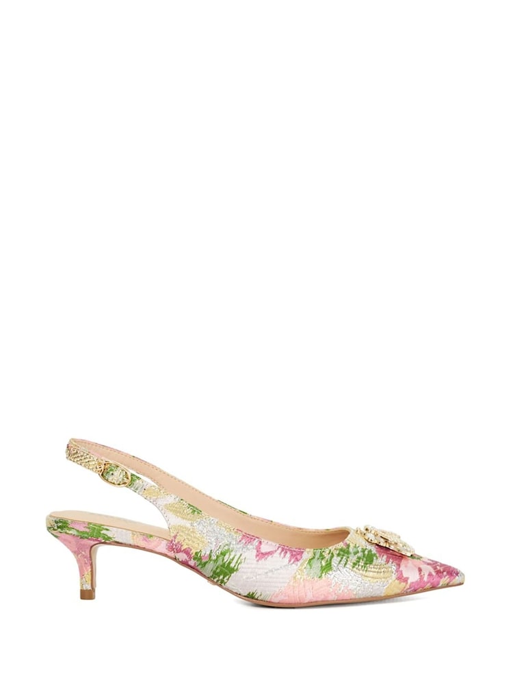 Svetlo roza - Dune London Kontakt Branded Block Slingback salonarji in čevlji z visoko peto - Slika 2 iz 6 Svetlo roza - Dune London Kontakt Branded Block Slingback salonarji in čevlji z visoko peto - Slika 2 iz 6