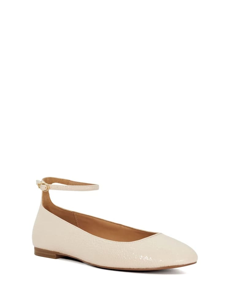 Cream - Dune London Hoop Ankle Strap Ballet čevlji - Slika 2 iz 6