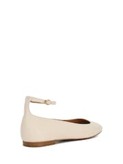 Cream - Dune London Hoop Ankle Strap Ballet čevlji - Slika 5 iz 6
