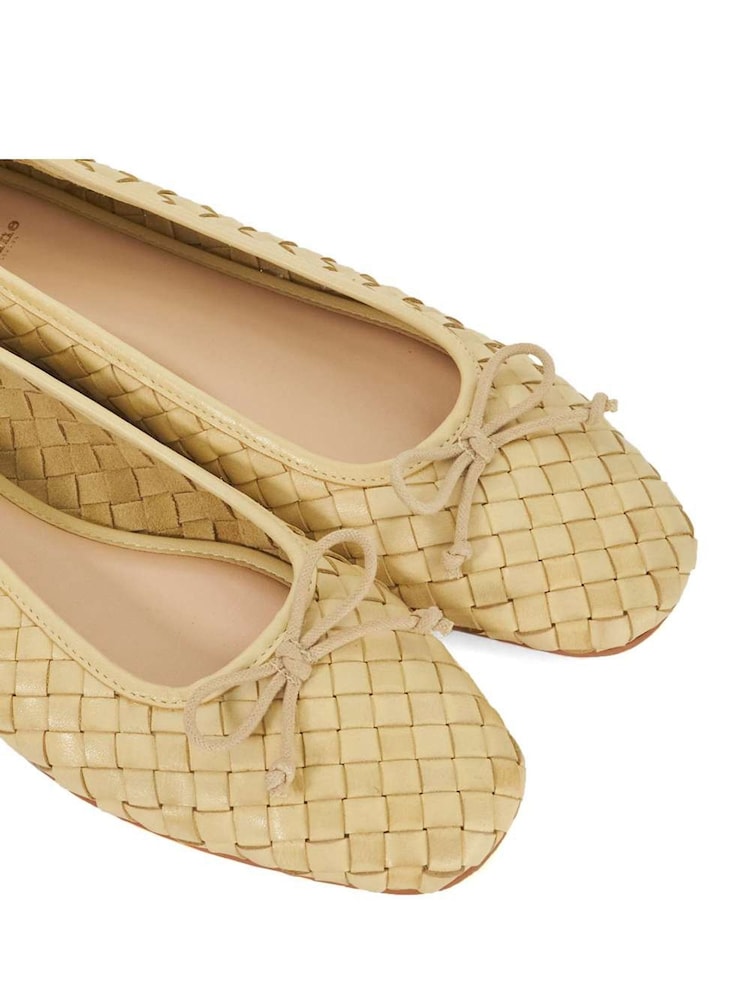 Rumena - Dune London Heat Woven balerinke čevlji - Slika 6 iz 6 Rumena - Dune London Heat Woven balerinke čevlji - Slika 6 iz 6