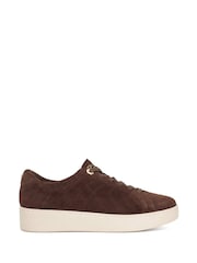 Marrón - Dune London Egent Quilted Cupsole Trainers - Imagen 2 de 6