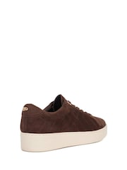 Marrón - Dune London Egent Quilted Cupsole Trainers - Imagen 4 de 6