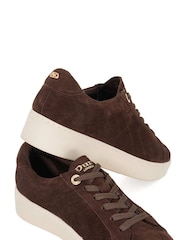Marrón - Dune London Egent Quilted Cupsole Trainers - Imagen 6 de 6