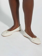 Кремовый - Балетки Dune London Heat - Изображение 1 из 6