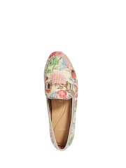 Dune London Natural cream Regular Fit Glair Branded Snaffle Leather Trim Shoes - Image 6 of 6