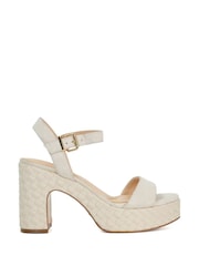 Кремовый - Dune London Monotone Platform Heel Sandals - Изображение 1 из 5