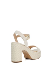 Кремовый - Dune London Monotone Platform Heel Sandals - Изображение 3 из 5