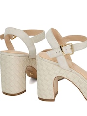Кремовый - Dune London Monotone Platform Heel Sandals - Изображение 5 из 5