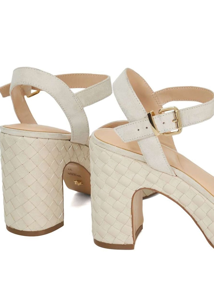 Кремовый - Dune London Monotone Platform Heel Sandals - Изображение 5 из 5
