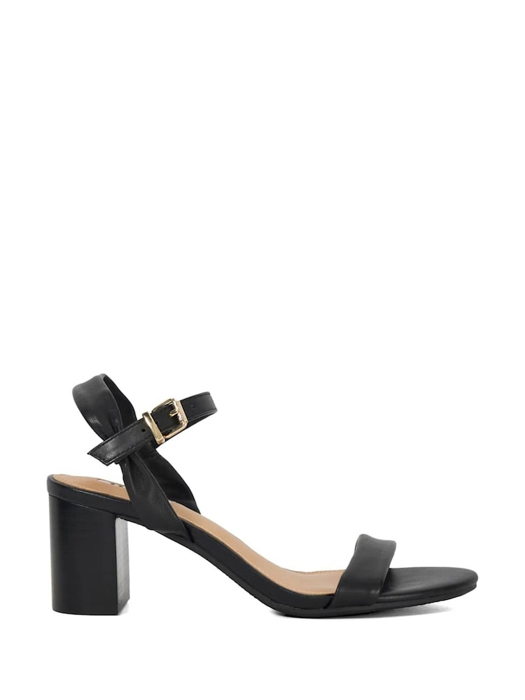 Schwarz - Dune London Jaliz Two Part Heel Sandals - Bild 1 von 6 Schwarz - Dune London Jaliz Two Part Heel Sandals - Bild 1 von 6
