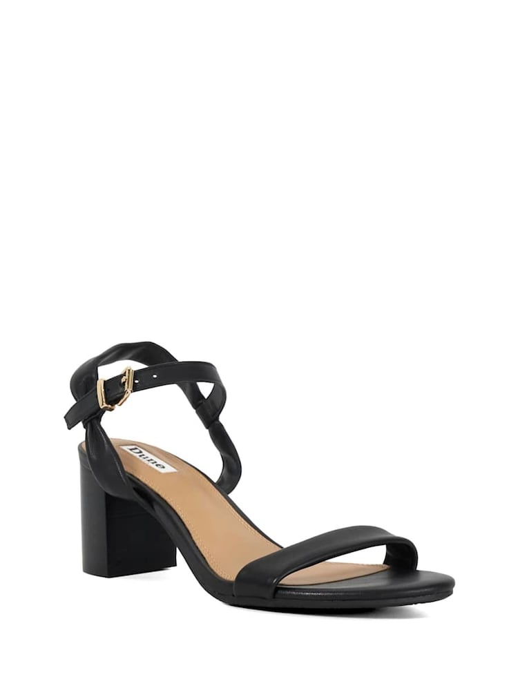 Schwarz - Dune London Jaliz Two Part Heel Sandals - Bild 2 von 6 Schwarz - Dune London Jaliz Two Part Heel Sandals - Bild 2 von 6