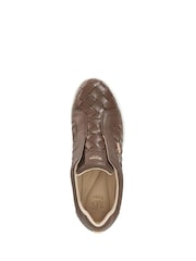 Dune London Tan Brown Esthie Slip On Trainers - Image 6 of 6