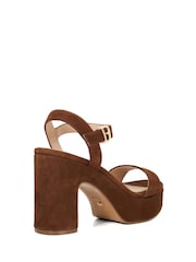 Коричневый - Dune London Monotone Platform Heel Sandals - Изображение 3 из 6