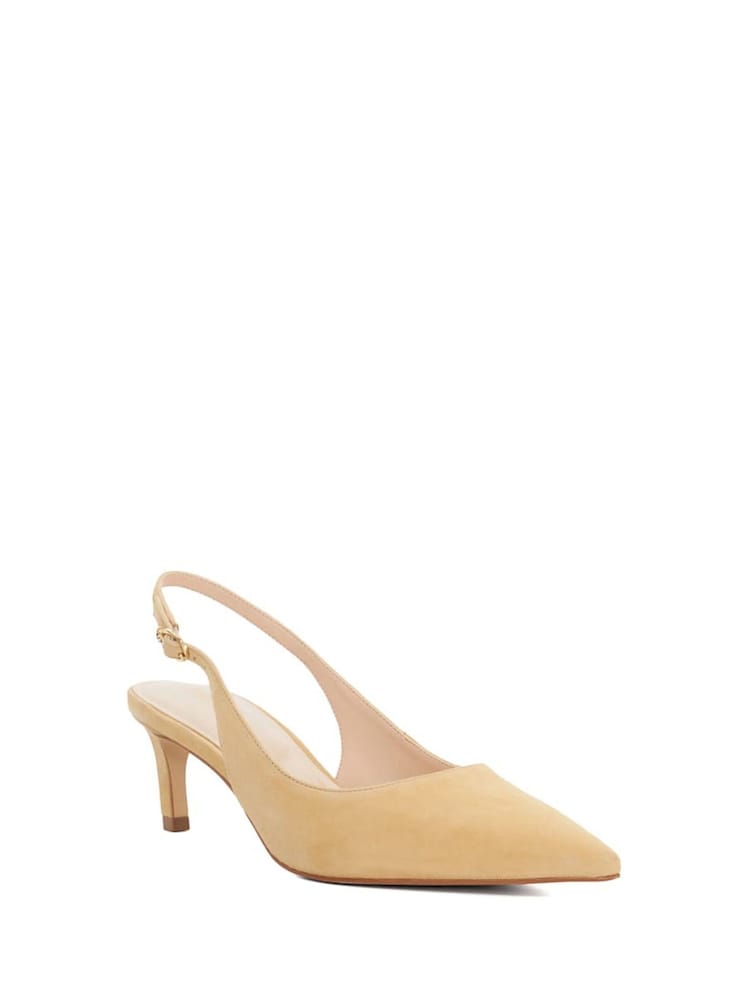 Creme - Dune London Celinna Schuhe mit Fersenriemen und Kitten-Absatz - Bild 2 von 5 Creme - Dune London Celinna Schuhe mit Fersenriemen und Kitten-Absatz - Bild 2 von 5