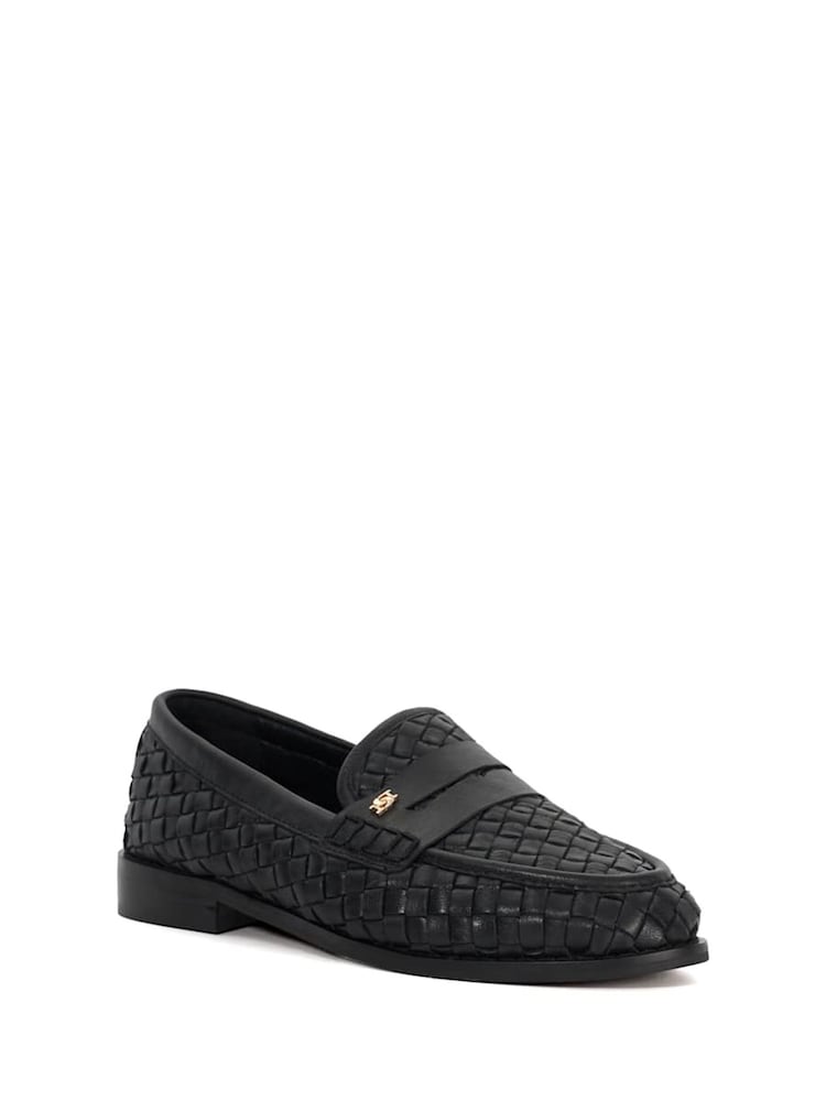 Schwarz - Dune London Ginello Penny Loafers mit Flechtmuster - Bild 2 von 6 Schwarz - Dune London Ginello Penny Loafers mit Flechtmuster - Bild 2 von 6