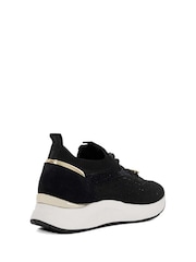Dune London Black Eras Fly Knit Runner Trainers - Image 3 of 5