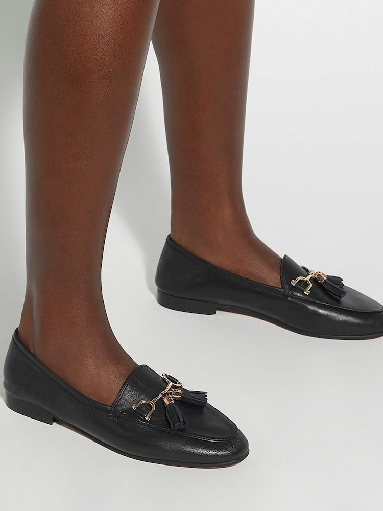Temno siva črna - Mokasini iz usnja z resicami Dune London Flexible Sole Greysons - Slika 1 iz 6 Temno siva črna - Mokasini iz usnja z resicami Dune London Flexible Sole Greysons - Slika 1 iz 6