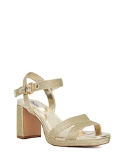 Золотистый цвет - Dune London Manifesting Mini Platform Sandals - Изображение 3 из 6