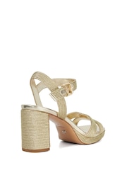Золотистый цвет - Dune London Manifesting Mini Platform Sandals - Изображение 4 из 6